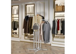 Стійка для одягу "Восьминіг" на 4 сторони, біла